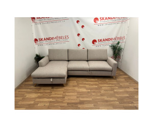 Sofa MARIO SLEEPING (Left corner, extendable)(Beige)(Exposition)